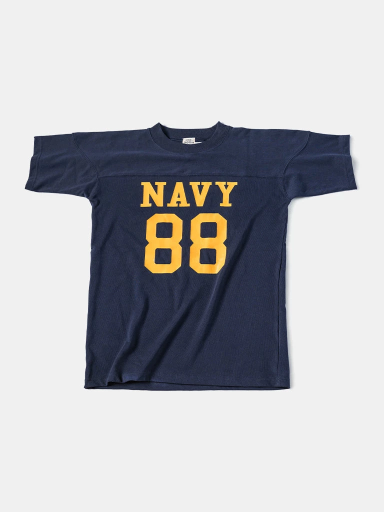 Bronson MFG. CO. US Naval Football T-Shirt - Navy NEW ARRIVALS 1 Bronson MFG. CO. US Naval Football T-Shirt - Navy NEW ARRIVALS