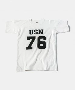 Bronson MFG. CO. US Naval Football T-Shirt - White NEW ARRIVALS