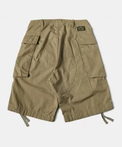 Non Stock MFG. CO. 8.5 Oz Cotton Ripstop Cargo Shorts - Khaki May 2022