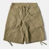 Non Stock MFG. CO. 8.5 Oz Cotton Ripstop Cargo Shorts - Khaki May 2022