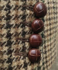 Annual Ring 1950s Three-Button Houndstooth Tweed Tailored Jacket TOPS