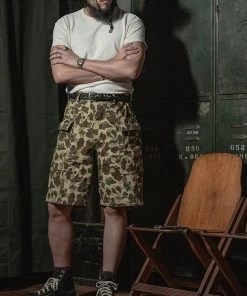 Bronson MFG. CO. 1940s USN Crew Slub Cotton T-Shirt TOPS 27 Bronson MFG. CO. 1940s USN Crew Slub Cotton T-Shirt TOPS