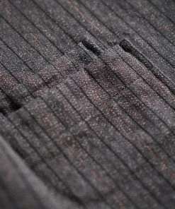 Annual Ring 1900s French Salt & Pepper Striped Chambray Sack Jacket BEST SELLERS