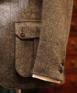 Annual Ring Coloured Speckle Tweed Safari Jacket TOPS 31 Annual Ring Coloured Speckle Tweed Safari Jacket TOPS