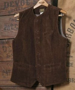 Bronson MFG. CO. 1910s Retro Corduroy Vest