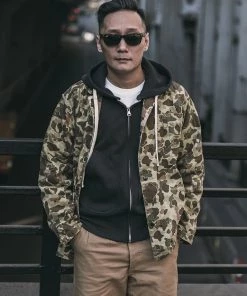 Bronson MFG. CO. TOPS WWII USMC Type P-42 Duck Hunter Camo Jacket