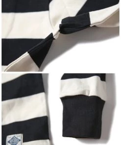 Non Stock MFG. CO. 9 Oz Wide Striped Long Sleeve T-Shirt