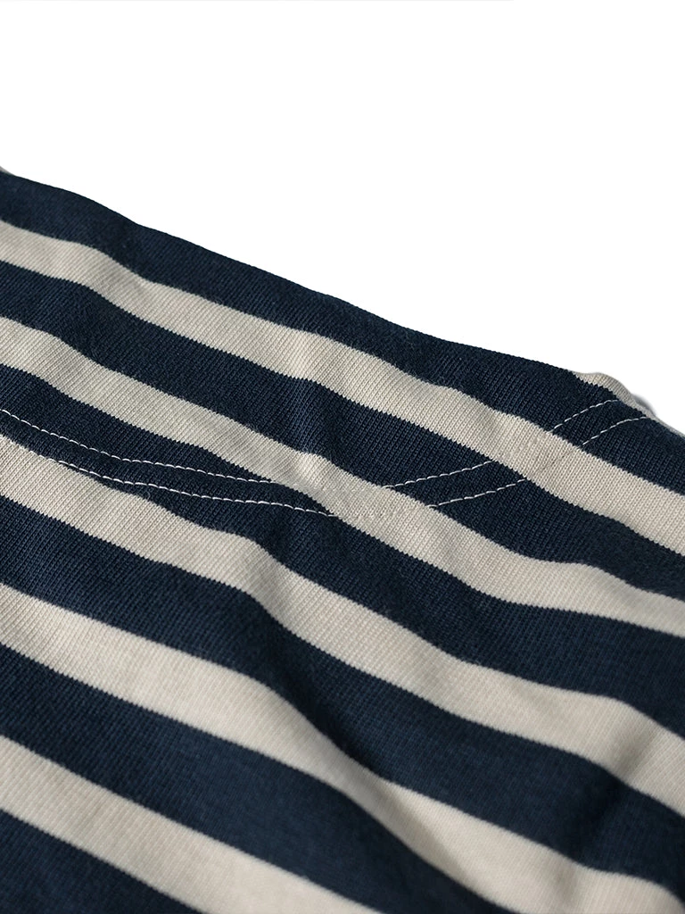 Bronson MFG. CO. French Sailor Boat Neck Breton Stripe T-Shirt - Navy/White BEST SELLERS 9 Bronson MFG. CO. French Sailor Boat Neck Breton Stripe T-Shirt - Navy/White BEST SELLERS