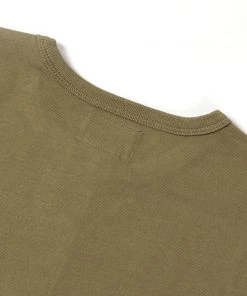 Bronson MFG. CO. Vintage Short Sleeve Henley T-Shirt - Green