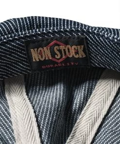 Non Stock MFG. CO. Old Time Denim Stripe Newsboy Cap