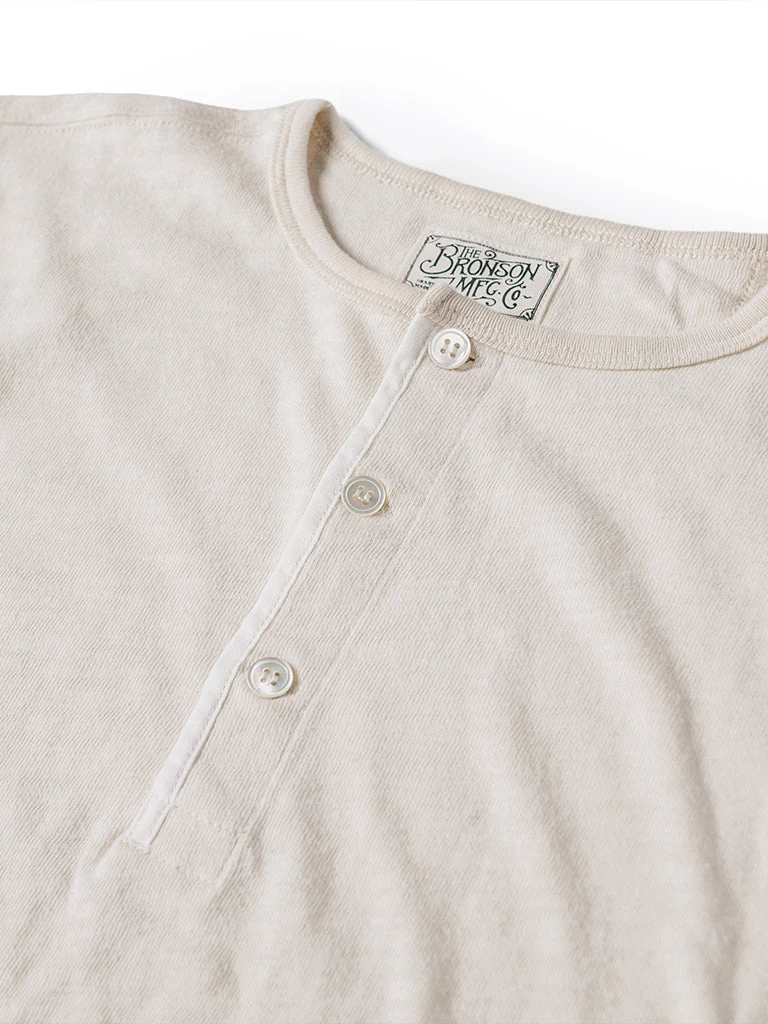 Bronson MFG. CO. 1890s Slub Cotton Henley T-Shirt 7 Bronson MFG. CO. 1890s Slub Cotton Henley T-Shirt
