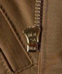 Non Stock MFG. CO. 1940s US Navy N-1 Deck Jacket - Faux Fur Inner - Khaki