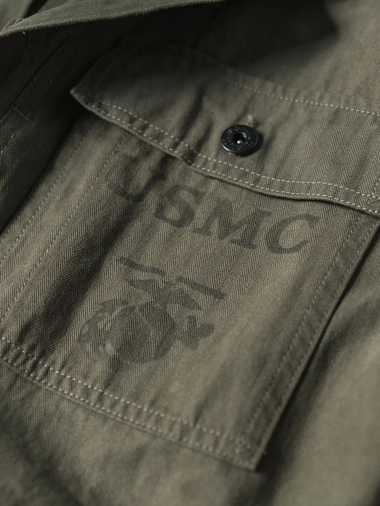Bronson MFG. CO. NEW ARRIVALS USMC P-44 HBT Utility Jacket 11 Bronson MFG. CO. NEW ARRIVALS USMC P-44 HBT Utility Jacket