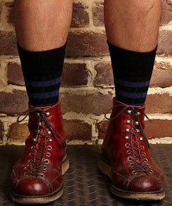 Non Stock MFG. CO. BEST SELLERS Retro Prisoner Style Stripe Cotton Socks