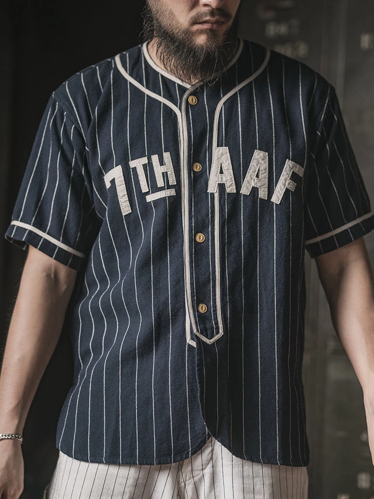 Bronson MFG. CO. WWII Military Baseball Shirt - 7th AFF NEW ARRIVALS 3 Bronson MFG. CO. WWII Military Baseball Shirt - 7th AFF NEW ARRIVALS