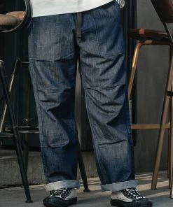 Non Stock MFG. CO. May 2022 Loose Climbers' Pants - Denim Blue
