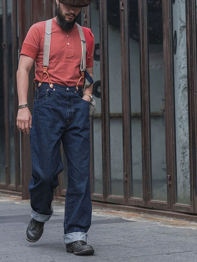 Bronson MFG. CO. Vintage Short Sleeve Henley T-Shirt - Red Back In Stock 5 Bronson MFG. CO. Vintage Short Sleeve Henley T-Shirt - Red Back In Stock