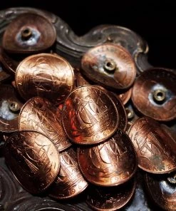 Old Selling Leather Brass Horseshoe Buckle Key Chain ACCESSORIES