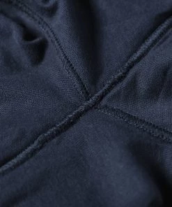 Non Stock MFG. CO. June 2022 Vintage Elmwood Elementary Print Raglan Sleeve T-Shirt - Navy