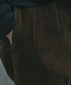 Non Stock MFG. CO. BOTTOMS 12.5 Oz 8 Wale Corduroy Trousers - Brown