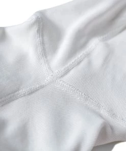 Bronson MFG. CO. June 2022 14 Oz Side Closing Henley T-Shirt - White