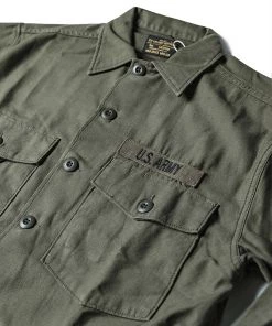 Non Stock MFG. CO. Vietnam War US Army OG107 Fatigue Utility Shirt - Im Jin Scouts June 2022