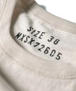 Bronson MFG. CO. 1940s USN Crew Slub Cotton T-Shirt TOPS 29 Bronson MFG. CO. 1940s USN Crew Slub Cotton T-Shirt TOPS