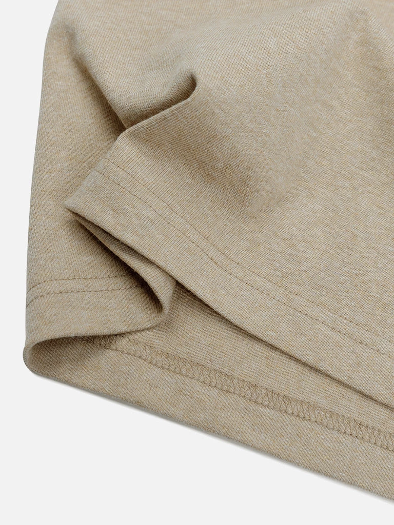 Non Stock MFG. CO. 9 Oz Cotton Tubular T-Shirt - Khaki 11 Non Stock MFG. CO. 9 Oz Cotton Tubular T-Shirt - Khaki