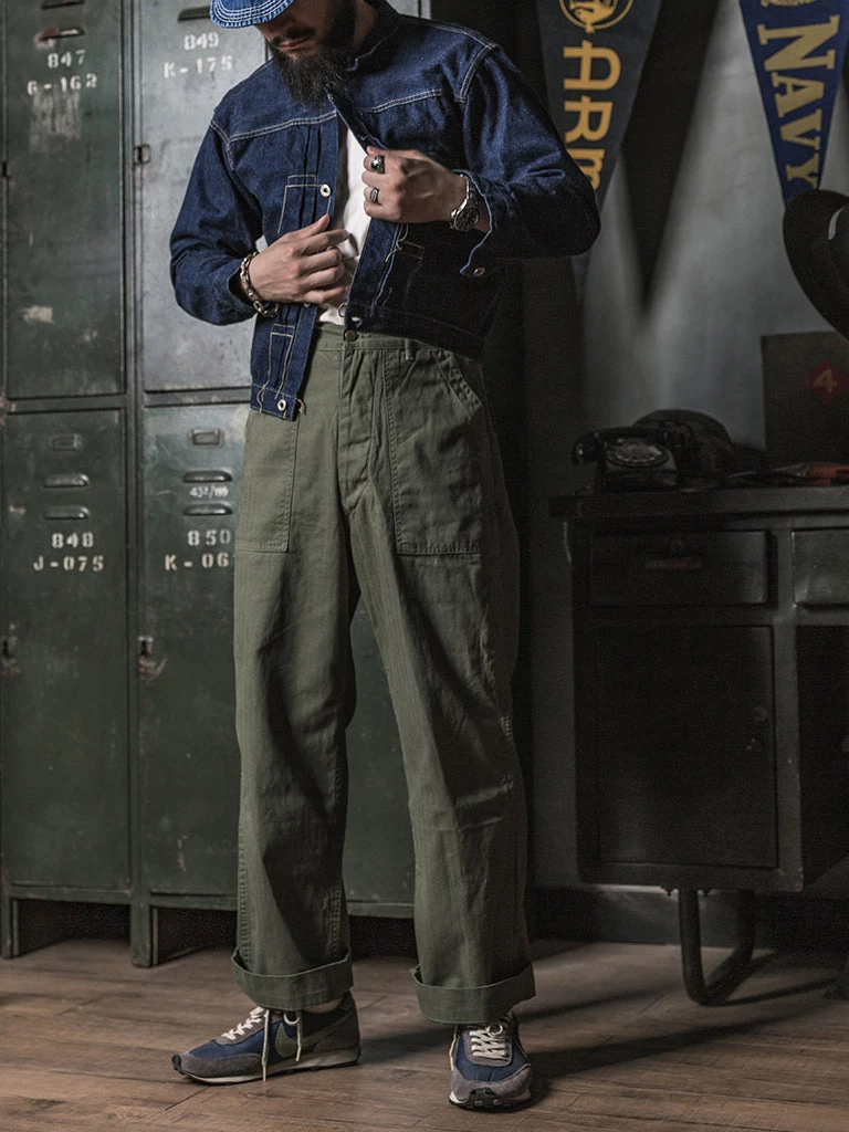 Bronson MFG. CO. 1947 1st 838A OD7 Fatigue Utility Pants Back In Stock 7 Bronson MFG. CO. 1947 1st 838A OD7 Fatigue Utility Pants Back In Stock