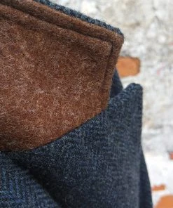 Annual Ring TOPS Blue-Grey Herringbone Tweed Suit Jacket 25 Annual Ring TOPS Blue-Grey Herringbone Tweed Suit Jacket