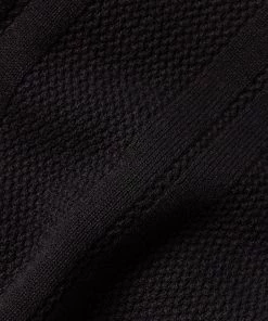 Annual Ring Retro Knitted Jacquard Polo Shirt - Black May 2022 20 Annual Ring Retro Knitted Jacquard Polo Shirt - Black May 2022