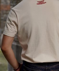 Annual Ring WWI US Tank Corps Black Toms Print Crewneck T-Shirt