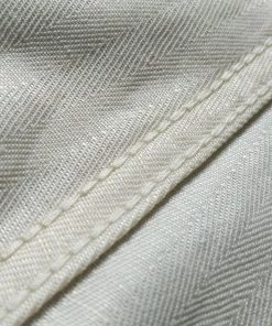 Annual Ring White Cotton-Linen Button-Down Shirt BEST SELLERS