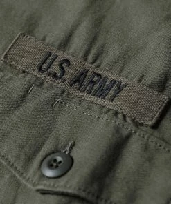 Non Stock MFG. CO. Vietnam War US Army OG107 Fatigue Utility Shirt - Im Jin Scouts June 2022