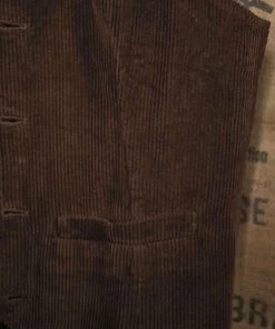 Bronson MFG. CO. 1910s Retro Corduroy Vest