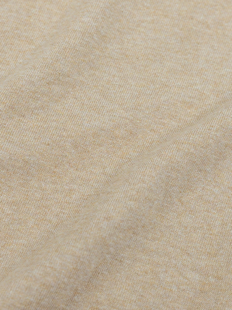 Non Stock MFG. CO. 9 Oz Cotton Tubular T-Shirt - Khaki 3 Non Stock MFG. CO. 9 Oz Cotton Tubular T-Shirt - Khaki