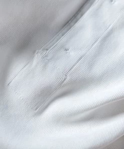 Bronson MFG. CO. June 2022 14 Oz Side Closing Henley T-Shirt - White