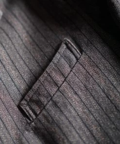 Annual Ring 1900s French Salt & Pepper Striped Chambray Sack Jacket BEST SELLERS