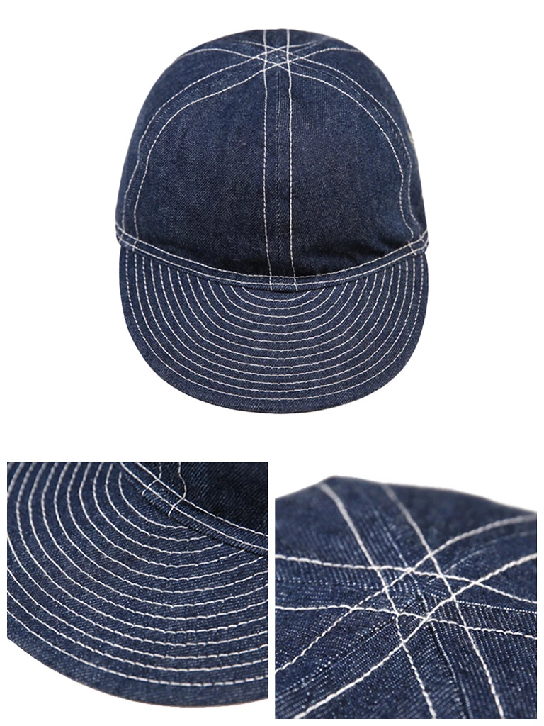 Bronson MFG. CO. USAAF WWII Type A-3 Cap - Indigo ACCESSORIES 5 Bronson MFG. CO. USAAF WWII Type A-3 Cap - Indigo ACCESSORIES