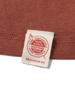 Non Stock MFG. CO. 9 Oz Cotton Tubular T-Shirt - Orange Red 25 Non Stock MFG. CO. 9 Oz Cotton Tubular T-Shirt - Orange Red