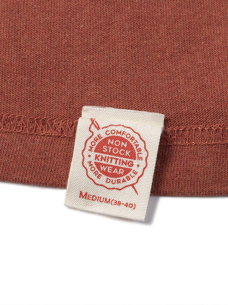 Non Stock MFG. CO. 9 Oz Cotton Tubular T-Shirt - Orange Red 13 Non Stock MFG. CO. 9 Oz Cotton Tubular T-Shirt - Orange Red