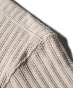 Bronson MFG. CO. 11 Oz Retro Ribbed Cotton Henley T-Shirt - Apricot