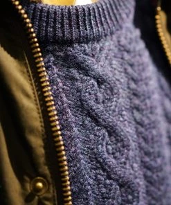 Annual Ring TOPS Merino Wool Aran Sweater