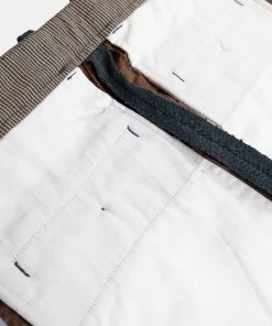 Annual Ring 1930s American Style Herringbone Navy Tweed Trousers 36 Annual Ring 1930s American Style Herringbone Navy Tweed Trousers