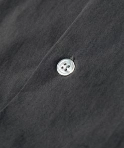 Bronson MFG. CO. Classic Panama Open Collar Shirt - Dark Gray