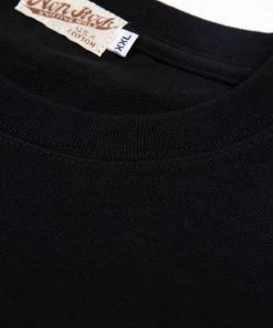 Non Stock MFG. CO. TOPS 9 Oz Cotton Tubular T-Shirt - Black 22 Non Stock MFG. CO. TOPS 9 Oz Cotton Tubular T-Shirt - Black