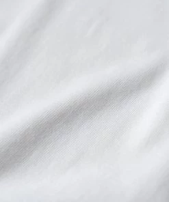 Bronson MFG. CO. June 2022 14 Oz Side Closing Henley T-Shirt - White