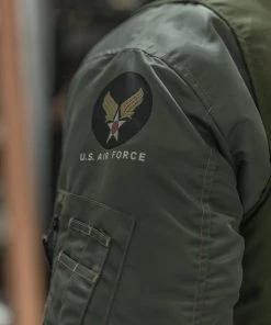 Bronson MFG. CO. 1950s USAF Type MA-1 Flight Jacket TOPS 35 Bronson MFG. CO. 1950s USAF Type MA-1 Flight Jacket TOPS