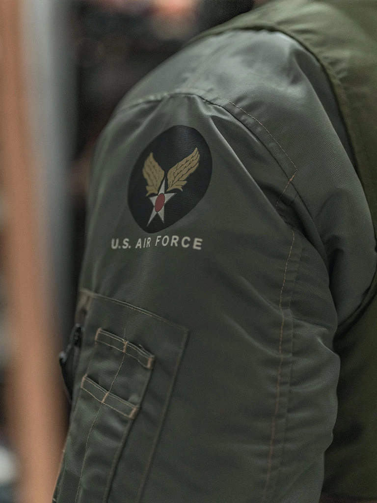 Bronson MFG. CO. 1950s USAF Type MA-1 Flight Jacket TOPS 11 Bronson MFG. CO. 1950s USAF Type MA-1 Flight Jacket TOPS