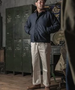 Bronson MFG. CO. TOPS 1943 US Navy 1st N-1 Woolen Deck Jacket - Navy Stencil 28 Bronson MFG. CO. TOPS 1943 US Navy 1st N-1 Woolen Deck Jacket - Navy Stencil